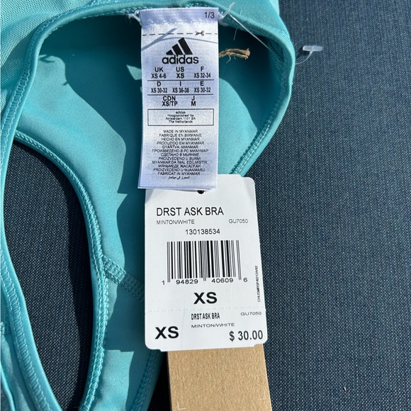 Adidas DRST ASK Medium Support Sports Bra - Picture 7 of 8